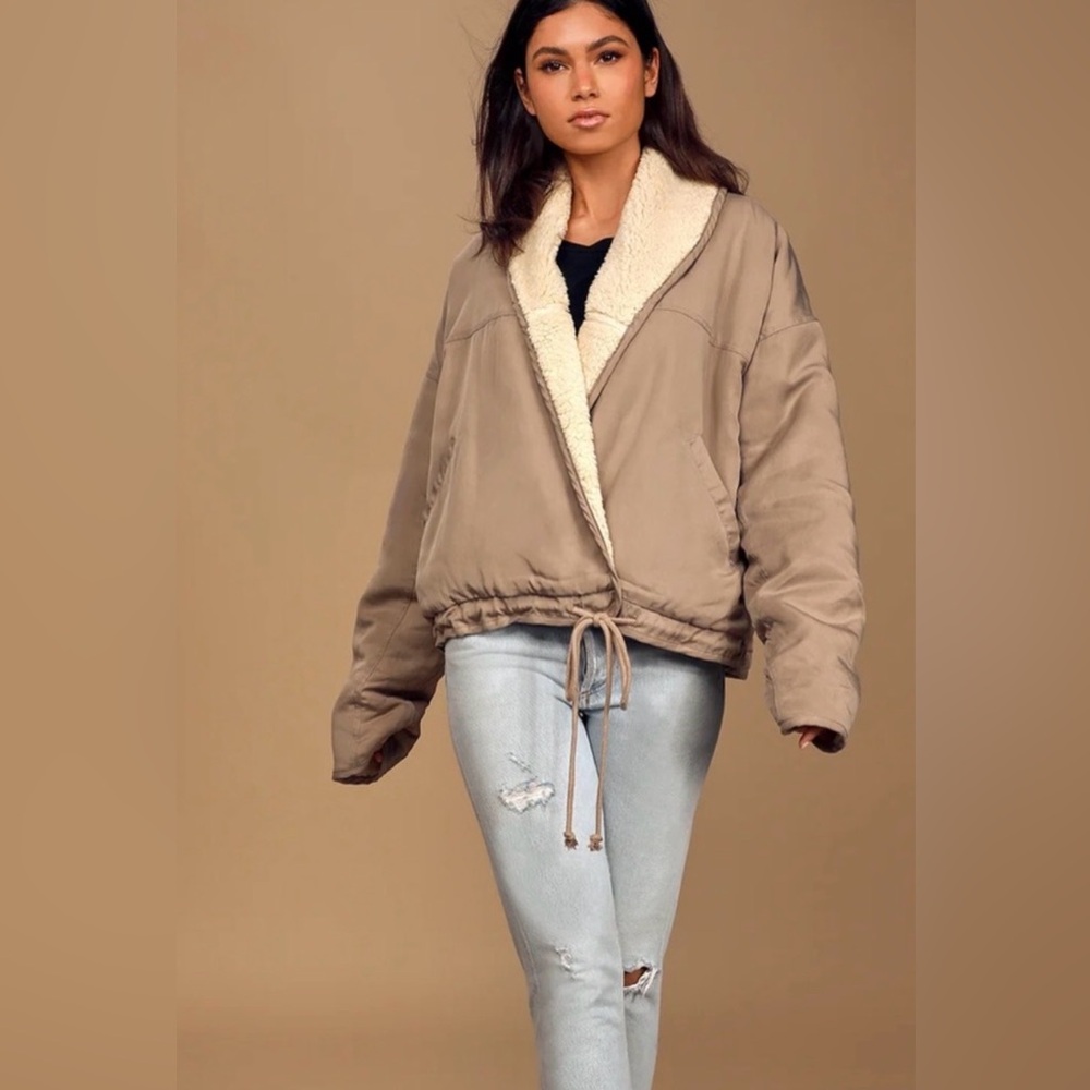 FREE PEOPLE Mix It Up Reversible Jacket Size XS